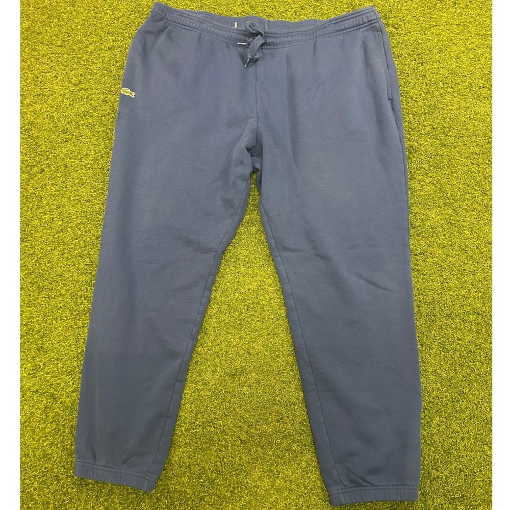 Lacoste Sport Mens Blue Fleece Jogger Sweatpants Big & Tall US 4XL
